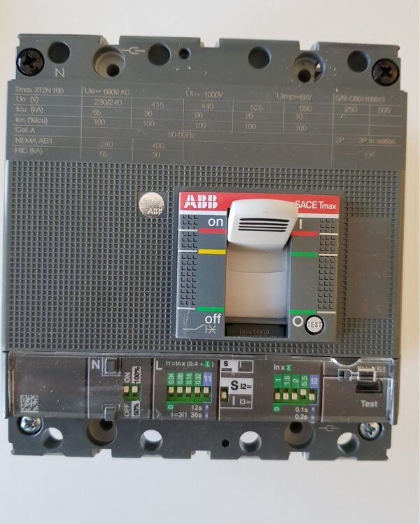 ABB Tmax 100A 4P MCCB