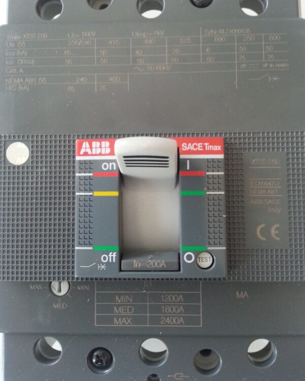 ABB Tmax 200A