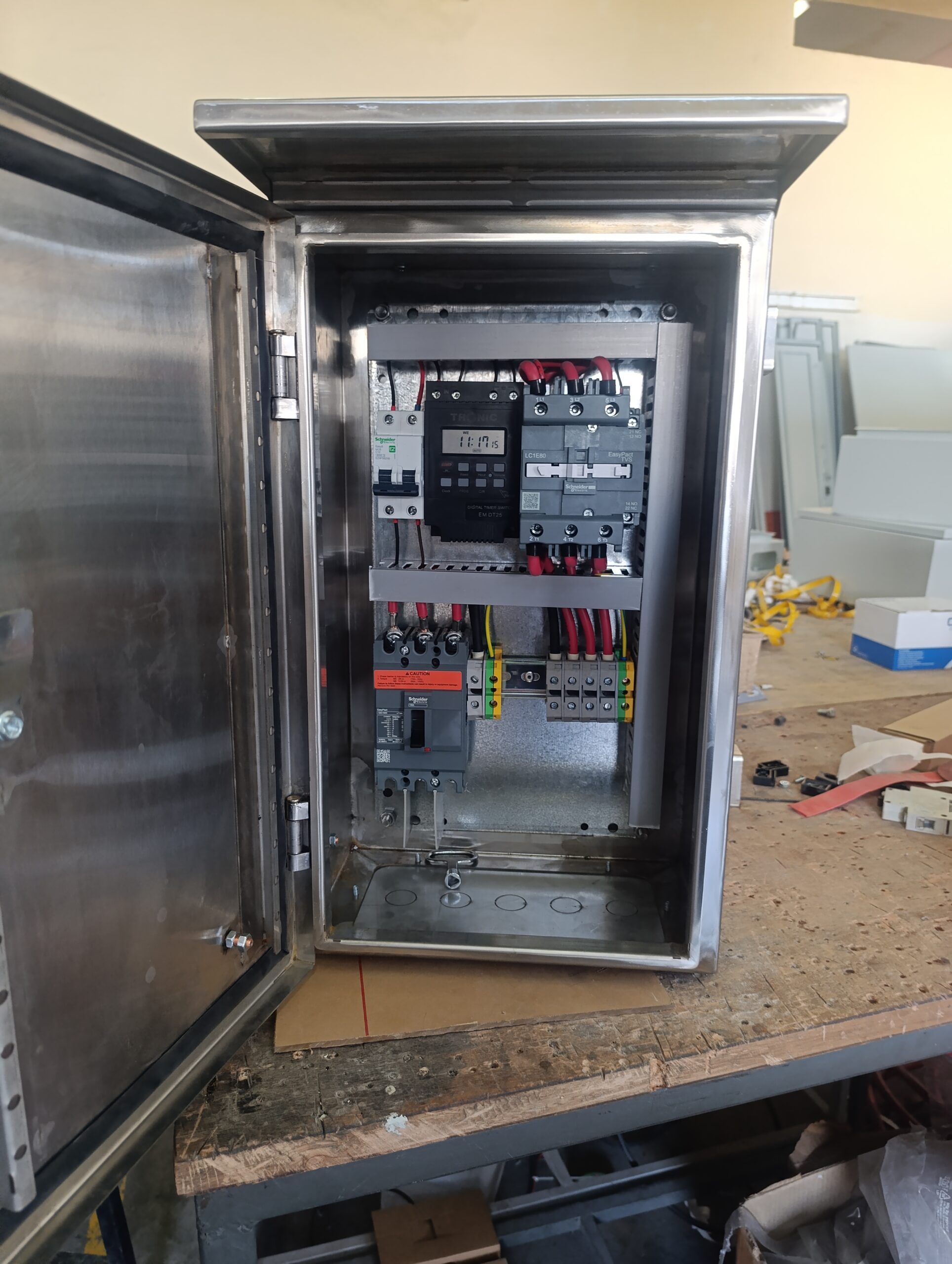 Stainless Steel Lighting Control Panel